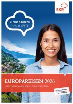 Entdecken Sie Europa neu – mit dem aktuellen SKR-Katalog für 2026! Freuen Sie sich auf 163 liebevoll zusammengestellte Reisen nach Nord-, Ost- und Südeuropa in kleinen Gruppen mit maximal 16 Gästen. SKR Reisen GmbH