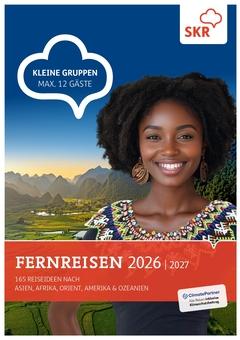 Bereisen Sie die Welt jenseits Europas mit dem neuen SKR-Fernreisen-Katalog 2026!
Über 100 handverlesene Traumtrips führen Sie in kleinen Gruppen zu den faszinierendsten Kulturen und Landschaften unserer Erde. Entdecken Sie die schönsten Fernziele rund um den SKR Reisen GmbH